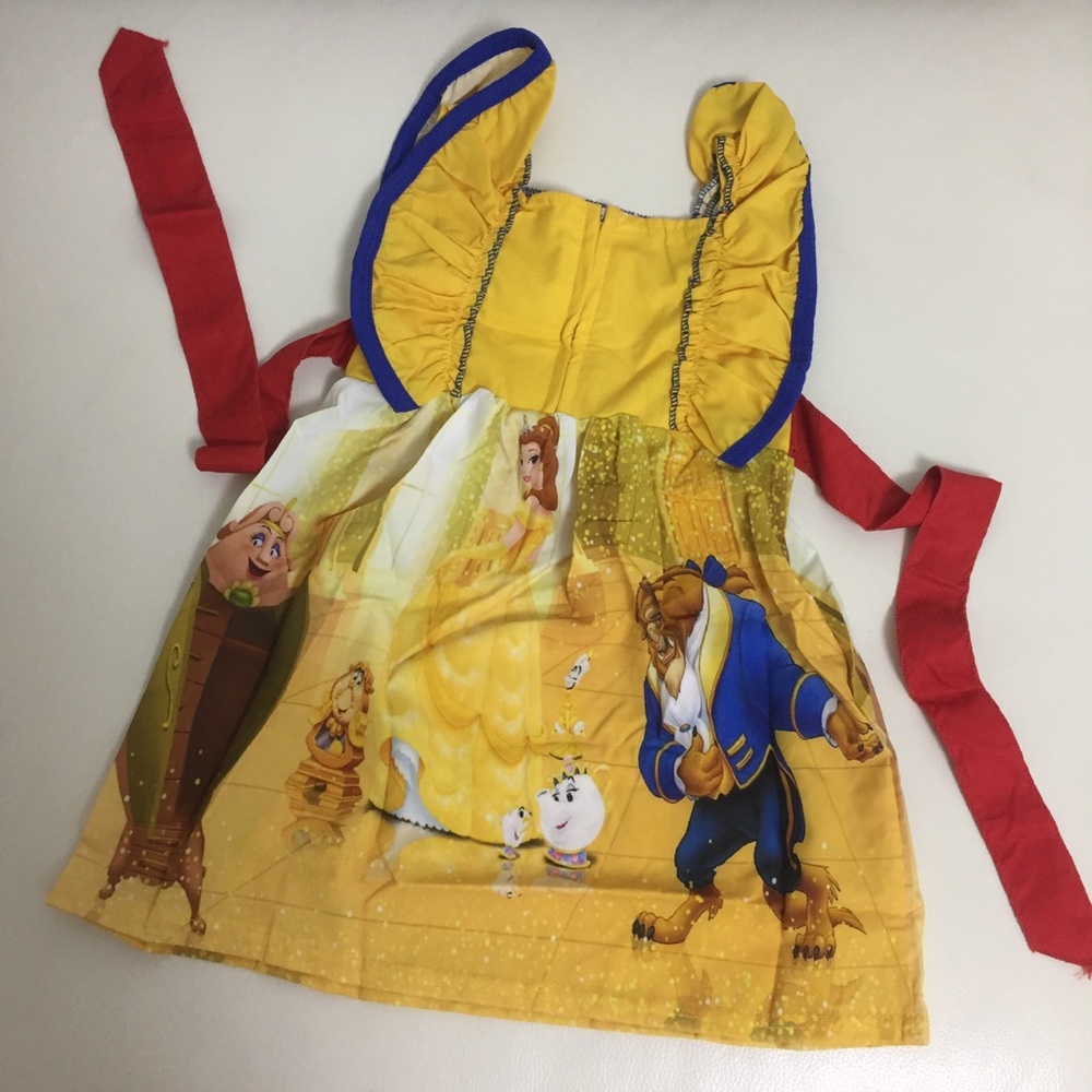 Princess belle beauty and the beast dress - Picture 7 of 8